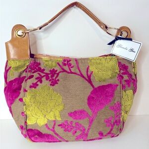 NWT Glenda Gies Tapestry Handbag Vivian Style 1124